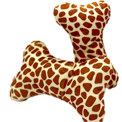 Plush Squeaker Dog Toy – Bone Shaped