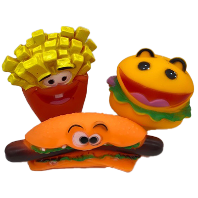 French Fries Squeaky Dog Toy