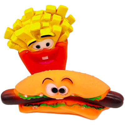French Fries Squeaky Dog Toy