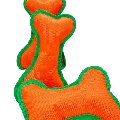Plush Squeaker Dog Toy – Bone Shaped