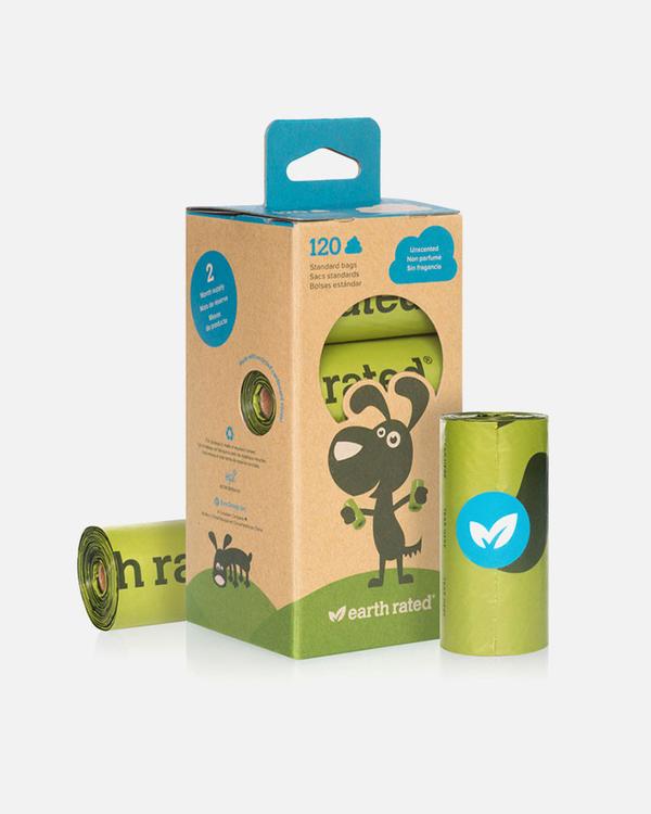 Biodegradable dog bags - 120 pcs bags / pack