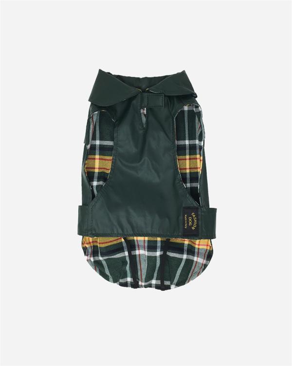 Green water-repellent wax jacket from Fashion Dog