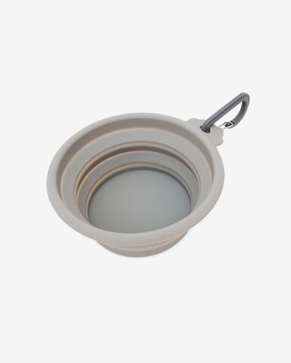 Foldable silicone "Pop-up" Bowl - Gray - fl size.