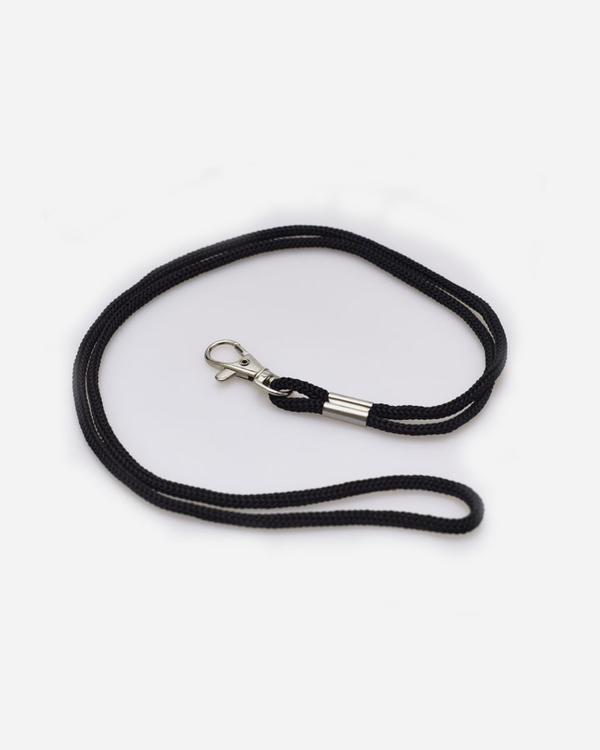 Flute string with carabiner (Black)