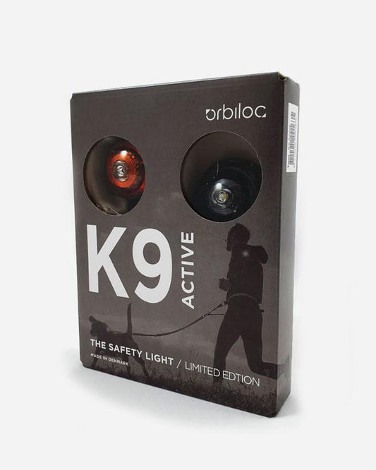 Orbiloc K9 Active TWIN safety light (For dog and owner) - AMBER - Limited Edition
