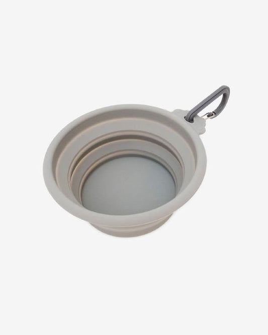 Foldable silicone "Pop-up" Bowl - Gray - fl size.