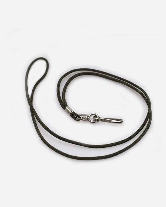 Flute string with carabiner (Olive green)