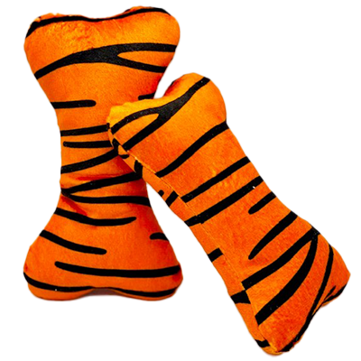 Plush Squeaker Dog Toy – Bone Shaped