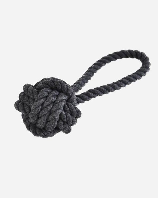 Rope Ball with Handle - Gray - 2 sizes.